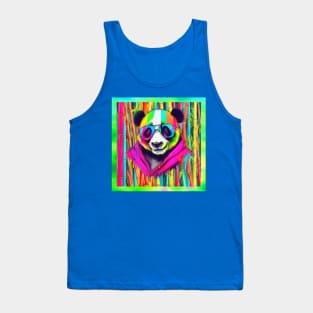 rainbow panda Tank Top